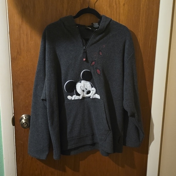 Disney Tops - Disney Mickey Unlimited Gray Hoodie L